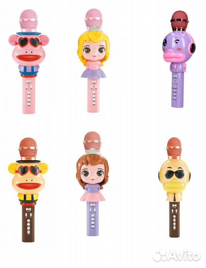 Детский микрофон колонка с изменением голоса