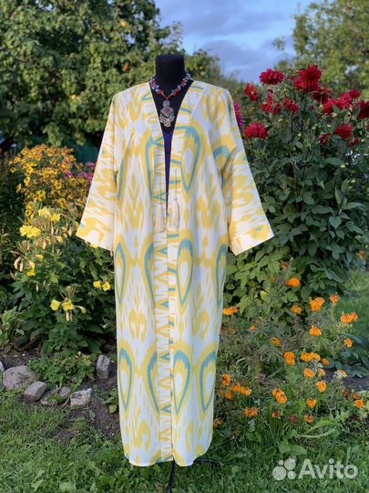 Халат наумлка абая креп большой размер