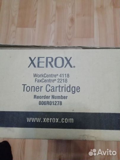 Xerox workcentre 4118 картридж оригинал