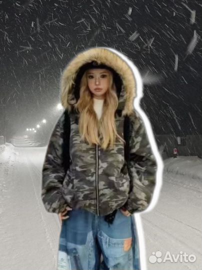 Пуховик Alaska Camo Type