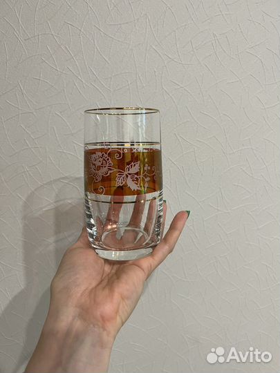 Стаканы 6 шт чешское стекло