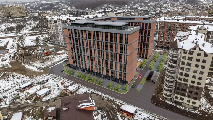 2-к. квартира, 77,4 м², 11/12 эт.