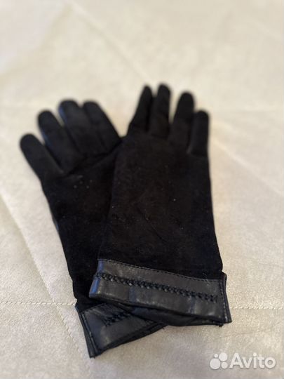 Перчатки кожаные