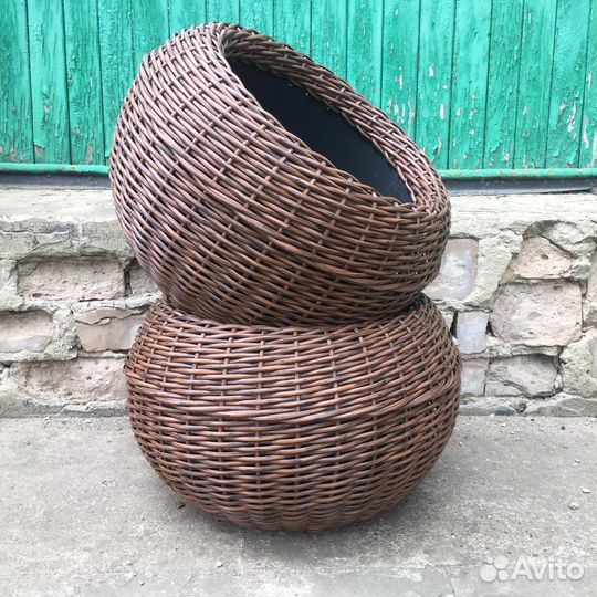 Кашпо 20л из ротанга