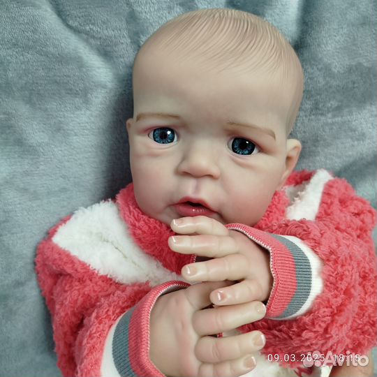 Кукла Реборн Сенди, мягконабивная