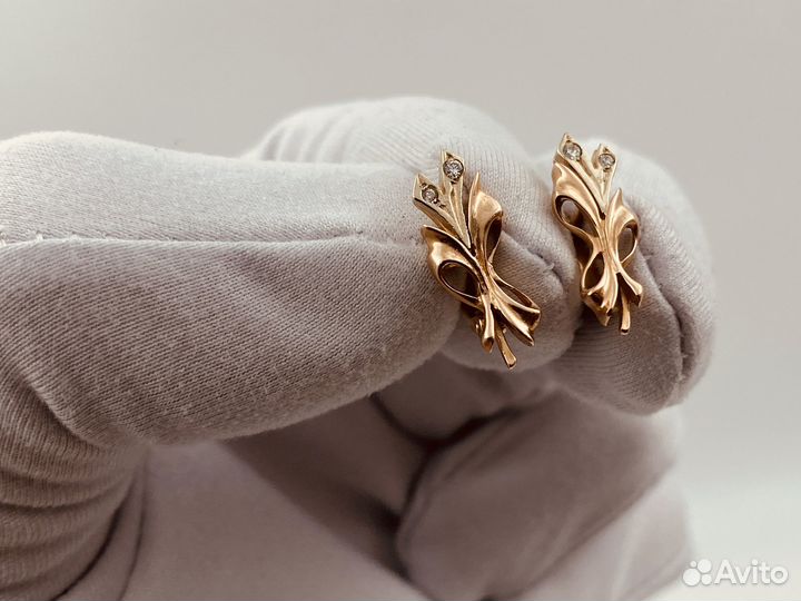 Золотые Серьги 585 пробы. Рассрочка