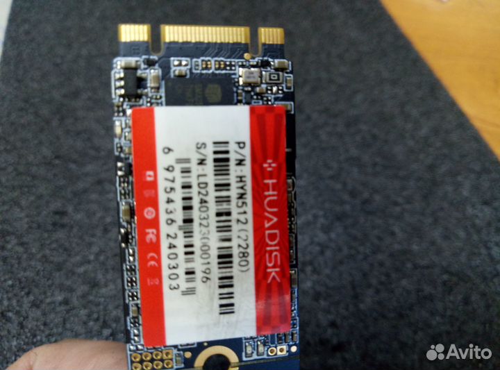 SSD-диск huadisk 512 гб SATA M2