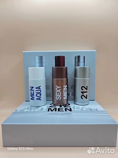 Набор духов парфюм мужской MEN aqua