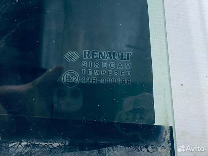 Стекло двери (форточка) заднее правое Renault