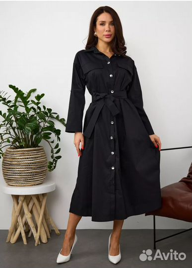 Платье рубашка 42 р. Новое