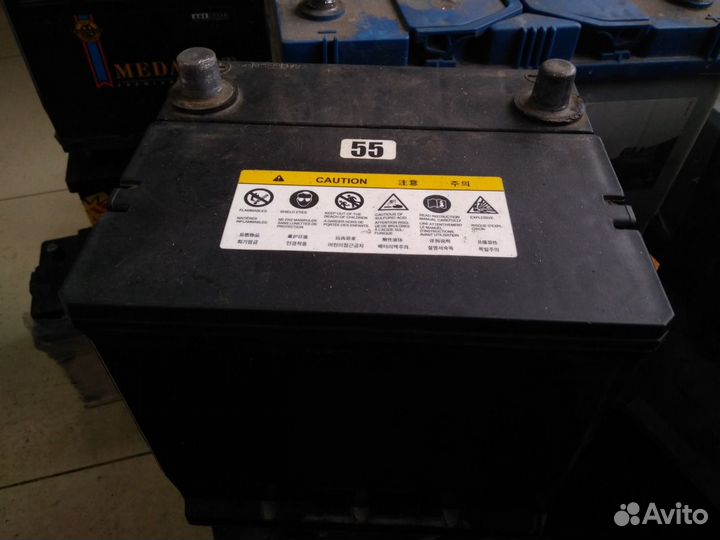 55Ач аккумулятор б/у пр-во Корея