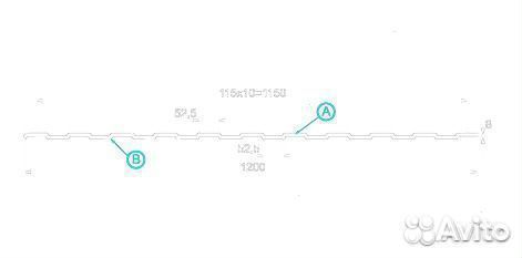 Профилированный лист С8. Металлопрокат