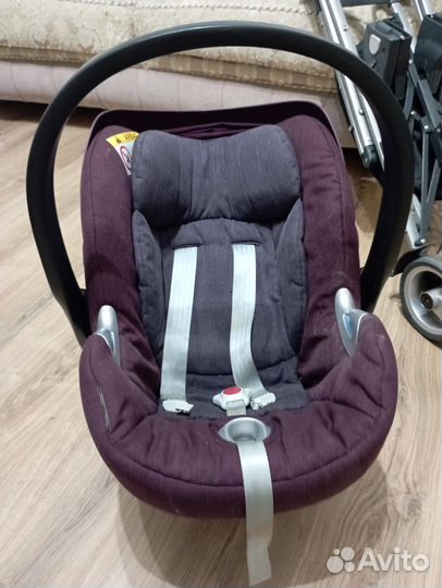 Автолюлька cybex aton с базой на колесах