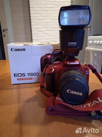 Зеркальный фотоаппарат canon 1100d