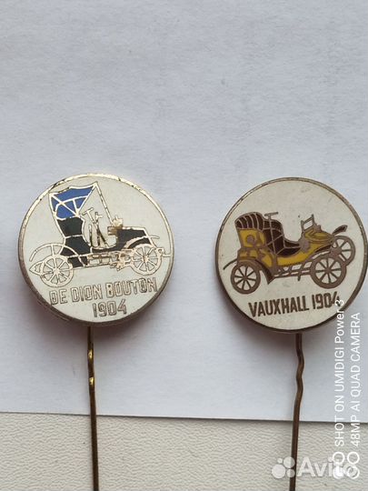 Набор значков СССР ретро автомобили Игла