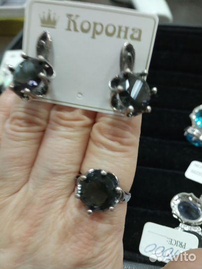 Серебряные серьги