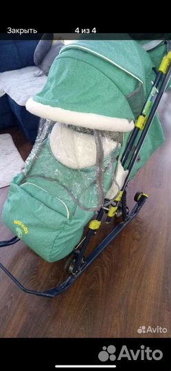 Санки коляска nika 7-3