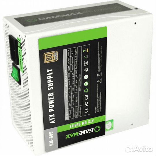 Блок питания GameMax GM-800 White 617535