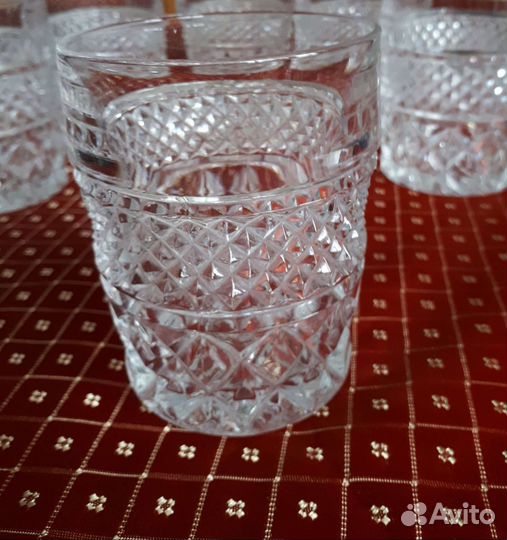 Хрустальные стаканы богемия