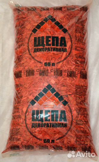 Щепа декоративная 60 литров