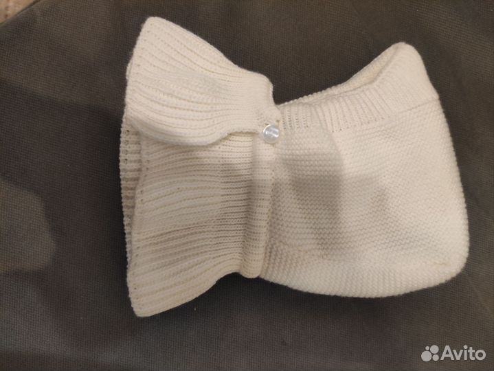 Шапка шлем зимняя журавлик 38-40 см