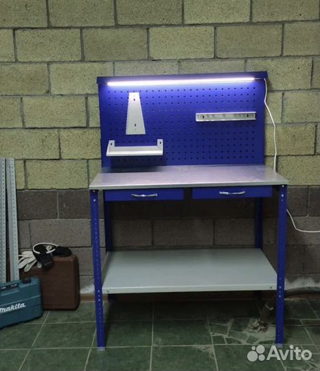 Garage set 2. 11. Garage set 2. Garage set 2. Верстак практик garage №112 1000x500 мм.