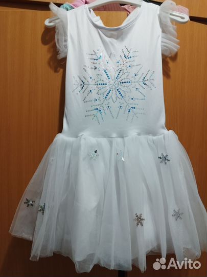 Платье снежинки