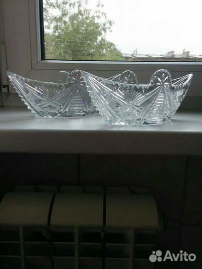 Хрустальная ваза