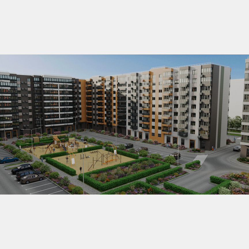 2-к. квартира, 59,8 м², 5/6 эт.