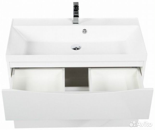 Мебель для ванной BelBagno Marino-H60 80-BB800/450-LV-MR-AST Bianco Lucido