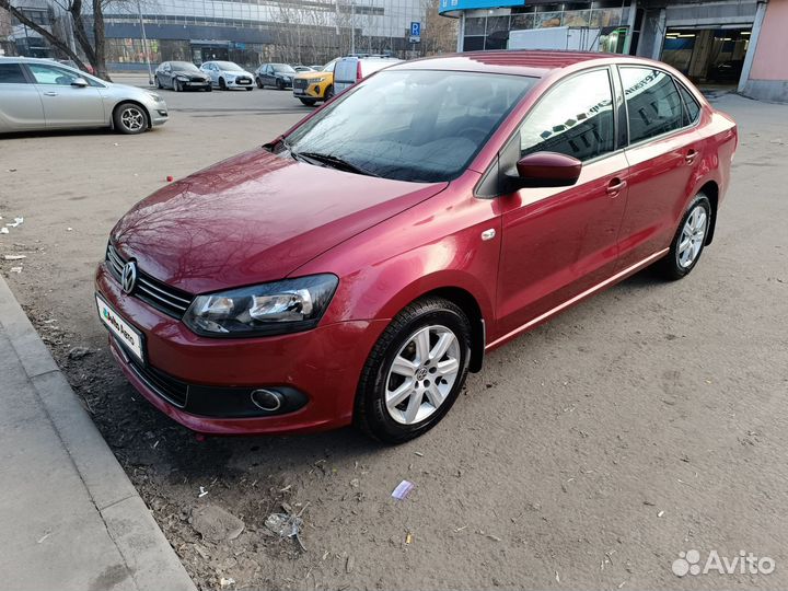 Volkswagen Polo 1.6 AT, 2015, 34 876 км