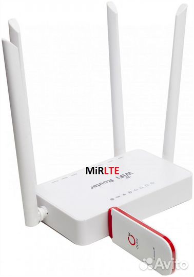 Комплект для интернета 4G модем U90 с роутером