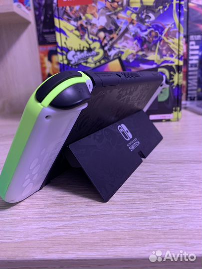 Nintendo switch oled splatoon 3 edition