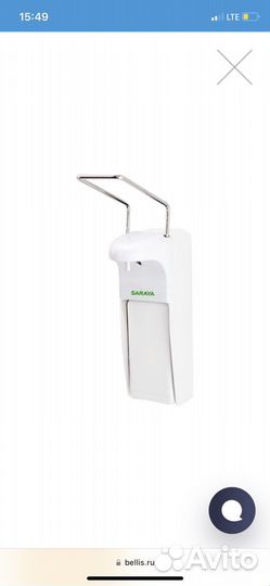 Saraya MDS-1000PW дозатор локтевой