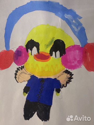 Картина утка Lalafanfan duck