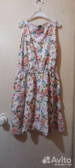 Летнее хлопковое платье