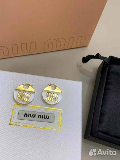 Серьги Miu Miu