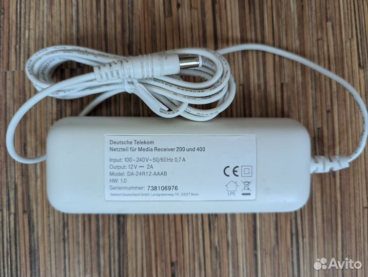 Блок адаптер питания Deutsche Telekom 12В 12V