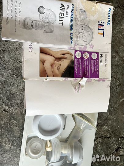 Молокоотсос ручной и чай для кормящих