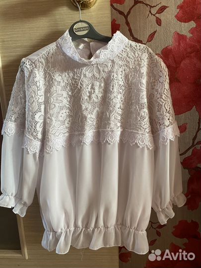 Платье школьное, блузка