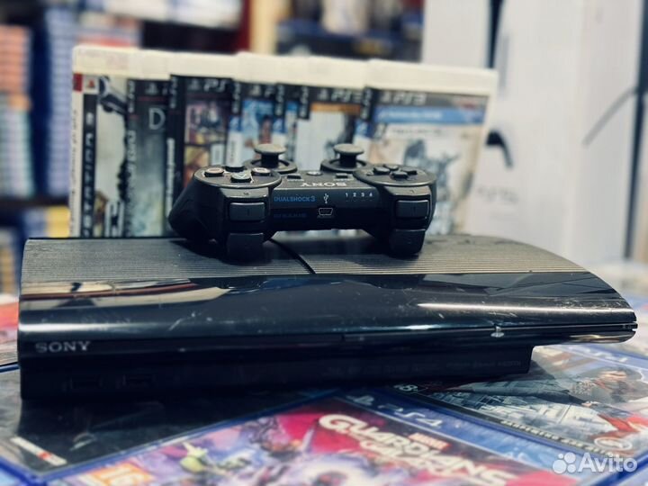 Sony PS3 прошитая с топ играми гарантия 1 год