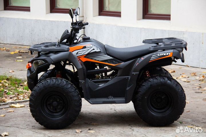 Loncin Overland 200 черно-оранжевый Квадроцикл