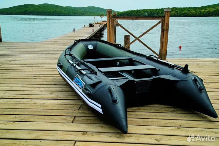 Лодка пвх Stormline Adventure Standard 380 синяя