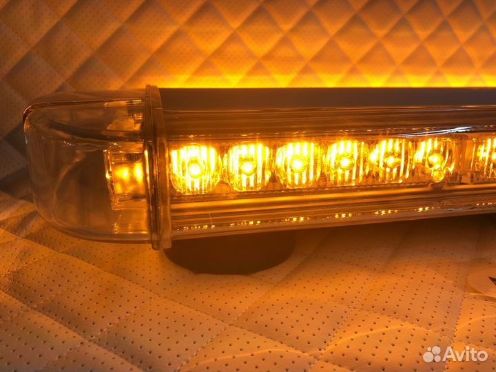 Мигалка желтая LED люстра 12/24V