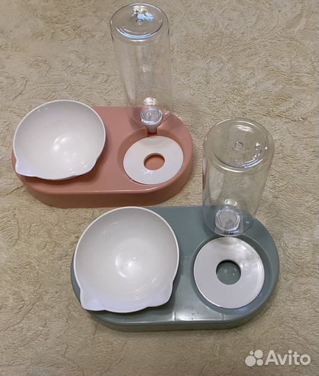 В наличии. Миска для животных двойная