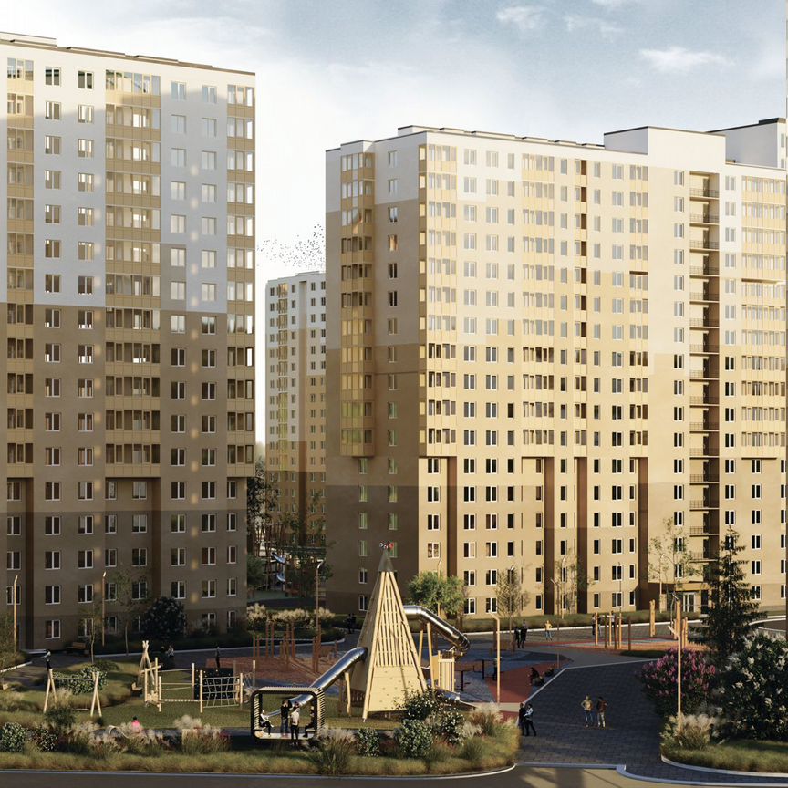 2-к. квартира, 61,7 м², 5/17 эт.