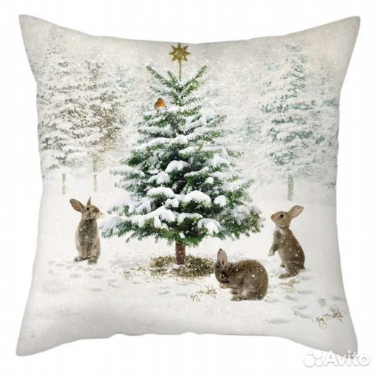 Чехол для подушки с Рождеством, Рождественский оле