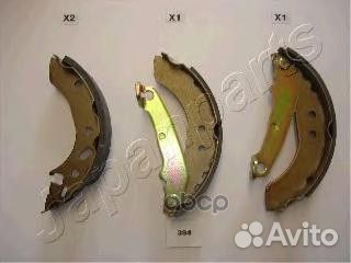 Колодки тормозные барабанные зад GF394AF