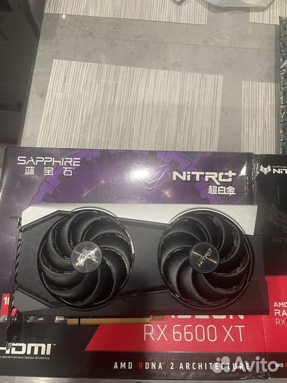 Sapphire rx 6600 xt nitro