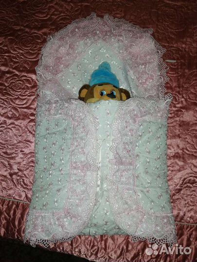 Конверт на выписку для девочки